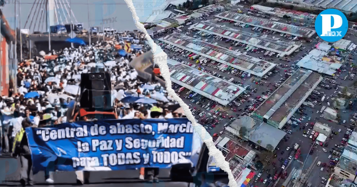 Más de 5 mil comerciantes de la Central de Abasto se protestan en Puebla