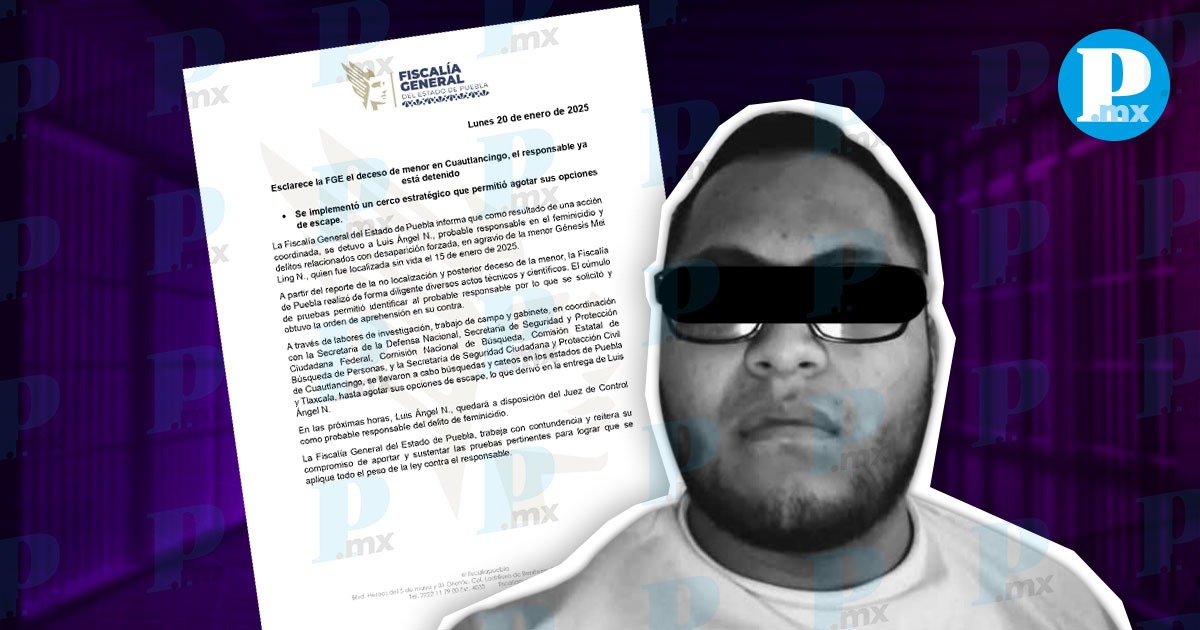 Agresor de la pequeña Génesis se entregó a las autoridades, confirma Fiscalía 