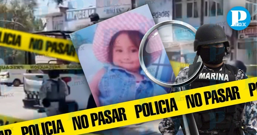 Catean la casa de la niña Nathalia Eileen desaparecida en Puebla