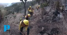 Sofocan incendio en Tlachichuca, fuego en Libres no ha sido liquidado al 100%