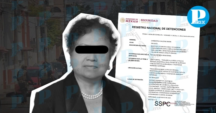 Detienen a Lambertina Galeana por destruir evidencia de Ayotzinapa