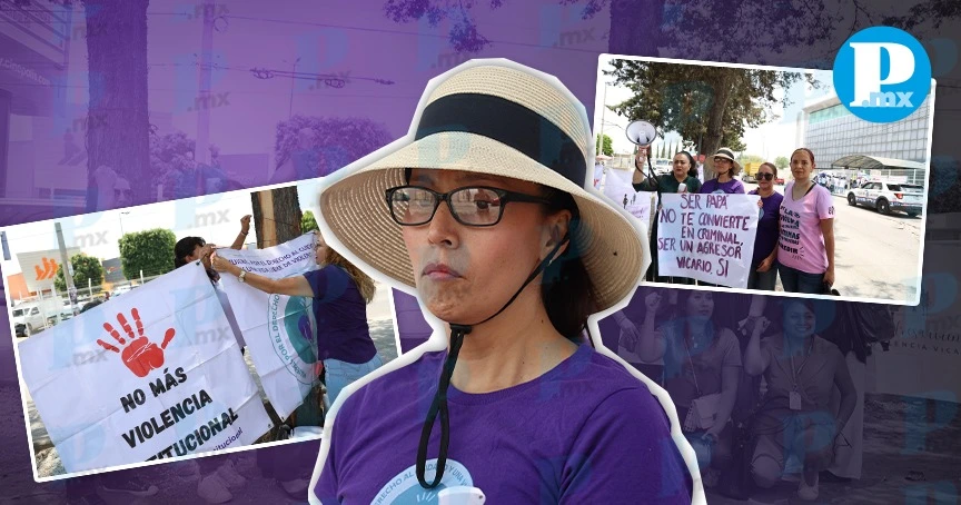 Daniela Flores exige justicia en audiencia por violencia vicaria en Puebla