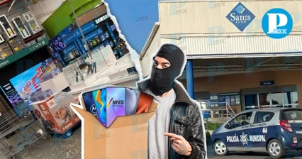 Asaltan Sam´s Club de Plaza San Diego; roban decenas de celulares 