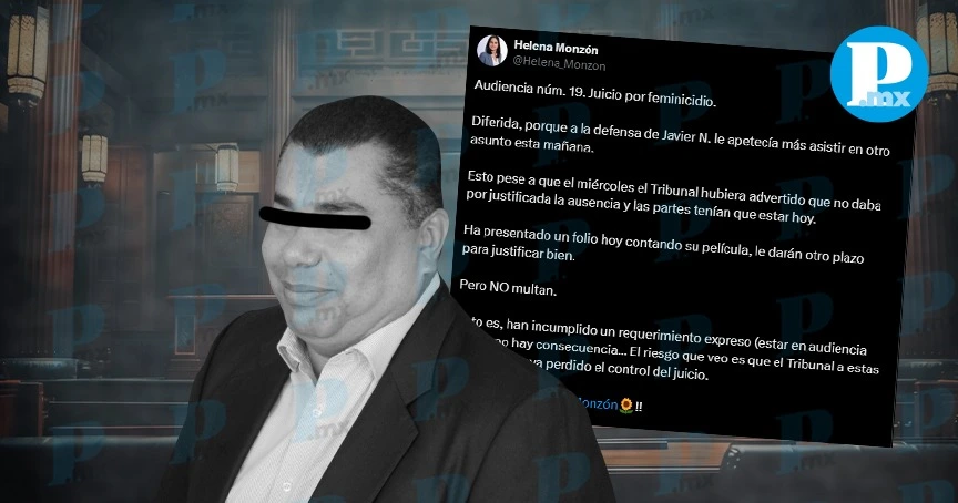  Aplazan otra vez audiencia de Zavala por feminicidio de Monzón