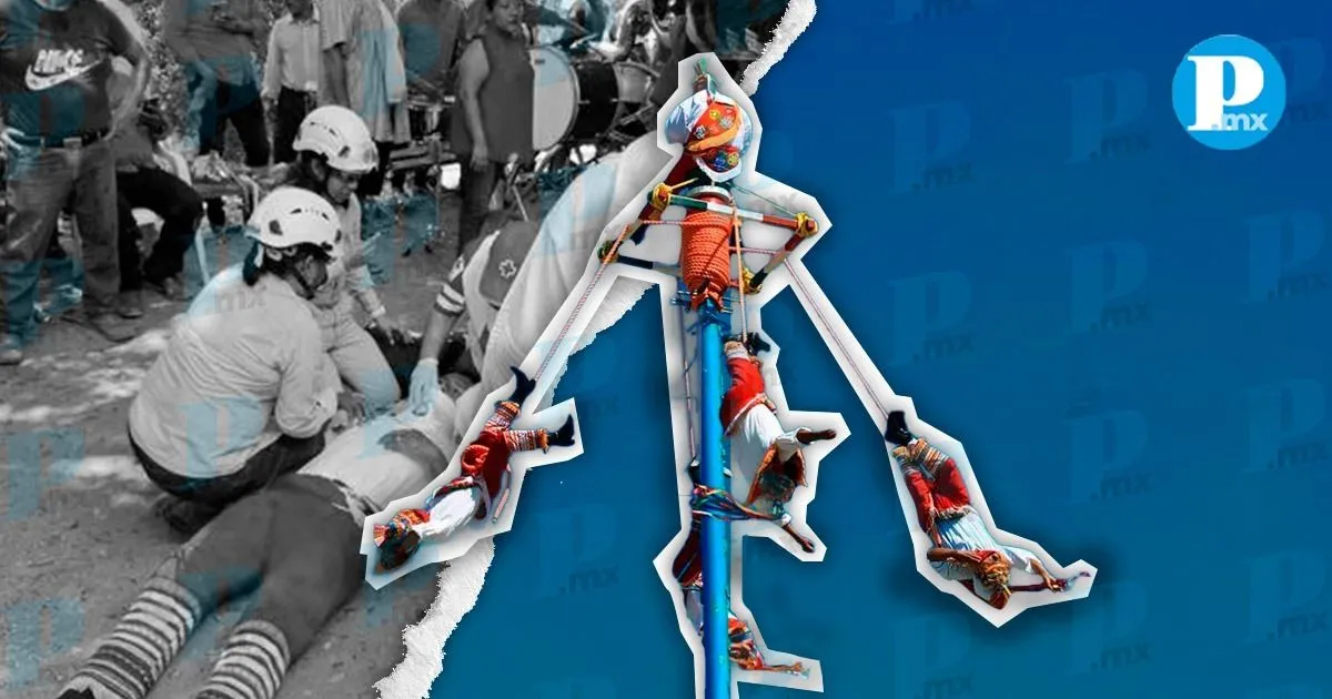 Volador de Papantla es operado tras caída durante ritual en Veracruz