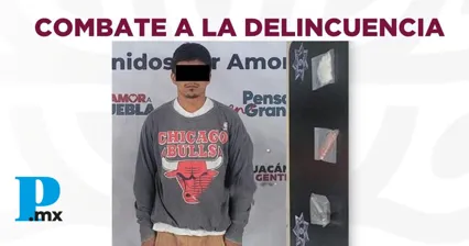 Policía Municipal de Tehuacán detiene a sujeto con 16 dosis de cristal en la colonia Observatorio