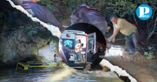 Autobús cae al río en la Puebla–Tlapa; al menos siete muertos