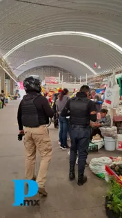 San Pedro Cholula refuerza operativos de seguridad en mercados del municipio