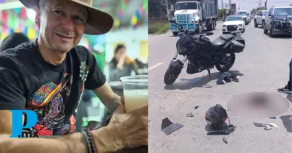 Atropellan al comunicador poblano Fredy Aco mientras viajaba en moto