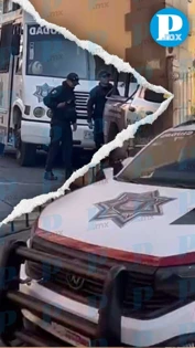 Autoridades despliegan operativo para reordenar ambulantes en Puebla