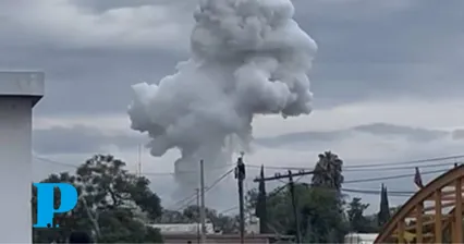 La tarde de este viernes se registró la explosión de un polvorín en la comunidad de Zacaola, sobre la calle Villa del Tren esquina con 8 Norte