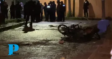 El presunto delincuente fue golpeado por pobladores luego de ser sorprendido asaltando una tortillería