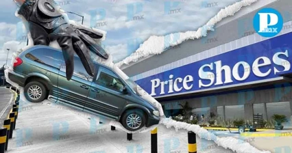 ¡Ni una semana lleva! Roban camioneta en estacionamiento de Price Shoes