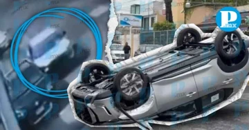 Empleado de una agencia automotriz vuelca camioneta último modelo de la empresa en la que trabajaba.