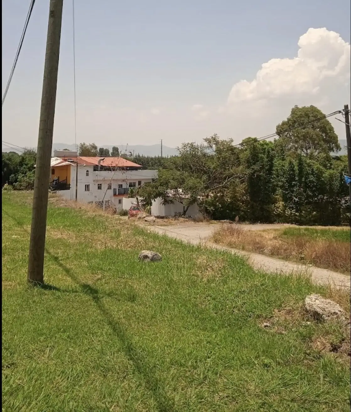 Parte posterior del Fraccionamiento El Rocío