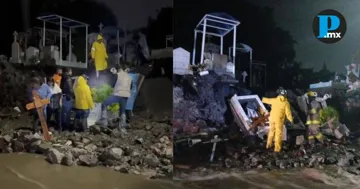 Los trabajadores municipales se encargaron de recuperar cruces de madera caídas y reacomodar la tierra