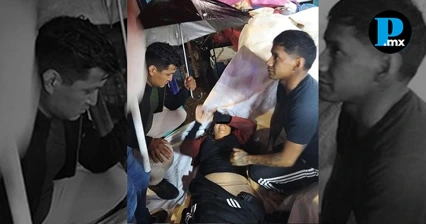 Mujer sale proyectada de rueda de la fortuna en San Miguel Canoa, Puebla