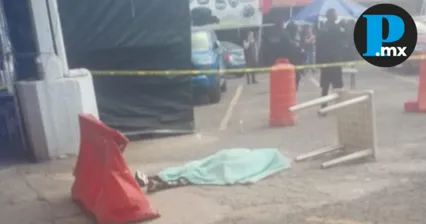 Elementos de seguridad acordonan el área de La Fayuca tras el ataque armado que dejó una persona sin vida.
