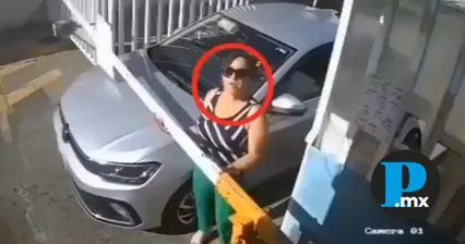 Nueva Lady en Puebla: Vecina se lanza contra guardia en Hacienda Los Capulines