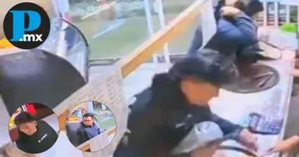 Dos sujetos roban a mano armada dinero  y pan en una panadería de Xonacatepec.