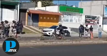 El hecho provocó congestión vehicular momentánea