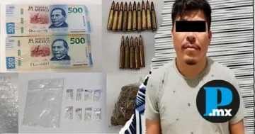 Capturan a"El pelón", presunto implicado en ataque al Bar Lacoss; aseguran droga, cartuchos y vehículo
