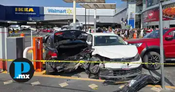 La carambola se formó en las inmediaciones del centro comercial Vía San Ángel