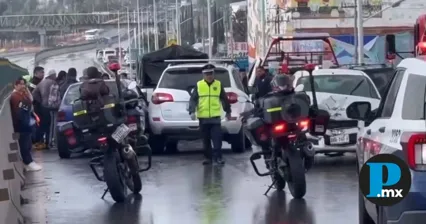 Carambola en Central de Abasto colapsa acceso a la M&eacute;xico-Puebla