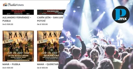 &iexcl;No caigas! Alertan por venta falsa de boletos para conciertos en Puebla