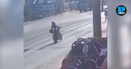 Las im&aacute;genes captadas revelaron que el accidente fue provocado por un peat&oacute;n