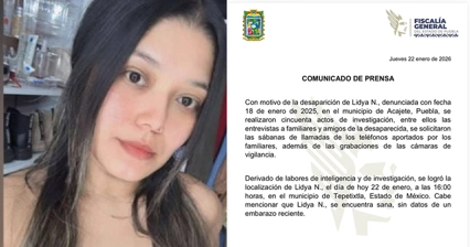 D&oacute;nde estaba Lidya Valdivia? Fiscal&iacute;a confirma que fue localizada