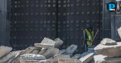 Gobierno y CCE condenan ataque a la Catedral de Puebla