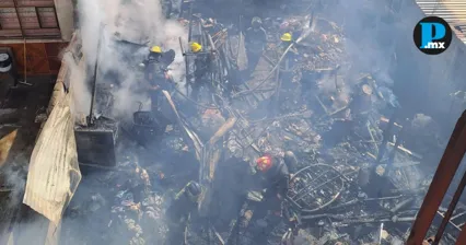 Muere adulto mayor tras incendio de vivienda en Guadalupe Hidalgo