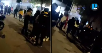 Arranque del Carnaval en Puebla termina en ri&ntilde;as