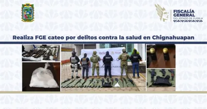 Catean casa y aseguran armas en Chignahuapan; buscaban a &ldquo;El Bukanas&rdquo;