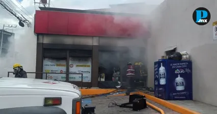 Banco del Bienestar y Oxxo afectados en ola de violencia en Puebla