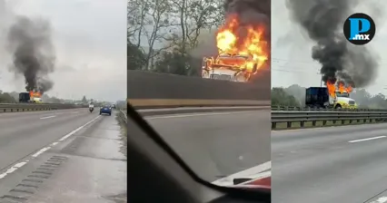 Narcobloqueos afectan tr&aacute;nsito en autopistas M&eacute;xico-Puebla y Veracruz