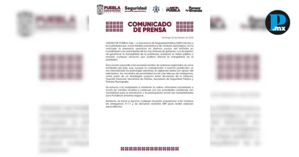 Refuerzan seguridad en Puebla tras versiones sobre la presunta muerte de &ldquo;El Mencho&rdquo;