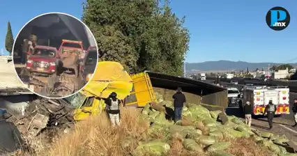 Accidentes viales provocan cierres en la M&eacute;xico-Puebla