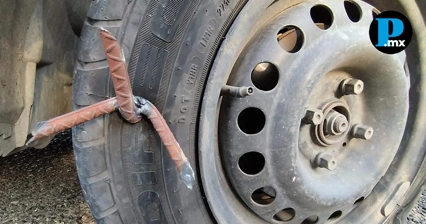 onductores en alerta por ponchallantas en calles de Puebla