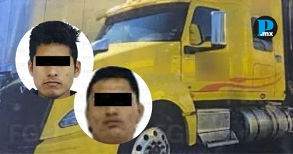 Detienen a dos hombres por robo de tractocami&oacute;n y secuestro expr&eacute;s en Puebla