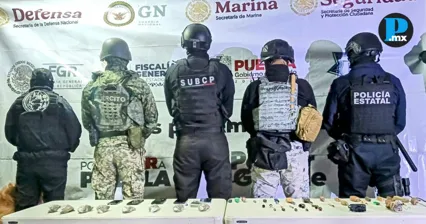 Tras revisi&oacute;n, SSP asegura objetos prohibidos en penal de Huauchinango