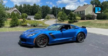 Corvette asegurado en Lomas de Angel&oacute;polis tras confirmarse reporte de robo en Texas.