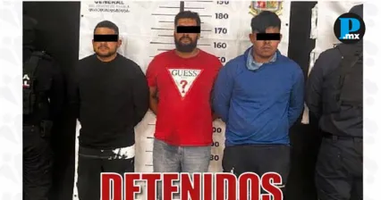 Detienen a tres hombres por extorsi&oacute;n en Puebla; exig&iacute;an 4 mdp