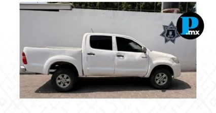 Recuperan camioneta robada mediante torres de videovigilancia en Tehuac&aacute;n