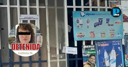 Autoridades estatales y federales detuvieron a Leticia N., y aseguraron drogas y un arma durante el cateo en San Andr&eacute;s Cholula.