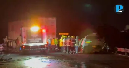 Muere conductor tras choque en la carretera Puebla-Tlaxcala
