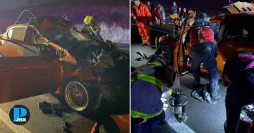  Un choque en autopista Puebla&ndash;Atlixco deja un muerto y otro herido