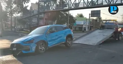  Accidente en el Bulevar 18 de Noviembre deja un hombre lesionado y da&ntilde;os materiales