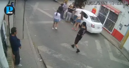 Captan en video agresi&oacute;n m&uacute;ltiple en la junta auxiliar Ignacio Romero Vargas